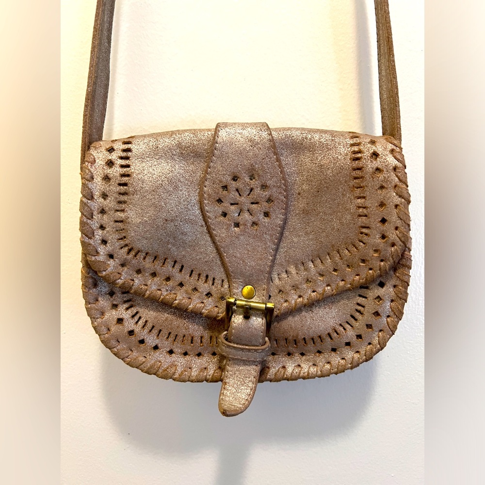 CLEOBELLA Cantina Mexican Leather Small Crossbody Handbag Purse